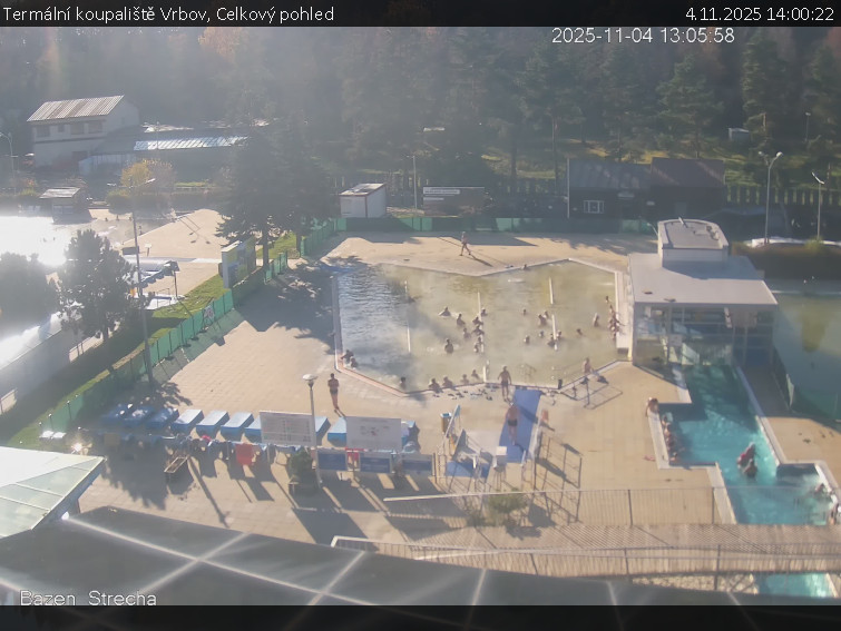 Termální koupaliště Vrbov - Celkový pohled - 4.11.2025 v 14:00