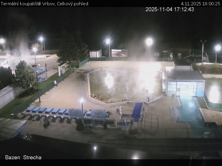 Termální koupaliště Vrbov - Celkový pohled - 4.11.2025 v 18:00