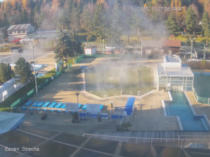 Termální koupaliště Vrbov - Celkový pohled - 7.11.2025 v 09:00 Termální koupaliště Vrbov - Celkový pohled - 7.11.2025 v 09:00