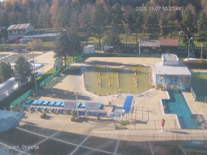 Termální koupaliště Vrbov - Celkový pohled - 7.11.2025 v 11:00 Termální koupaliště Vrbov - Celkový pohled - 7.11.2025 v 11:00
