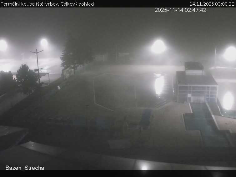 Termální koupaliště Vrbov - Celkový pohled - 14.11.2025 v 03:00