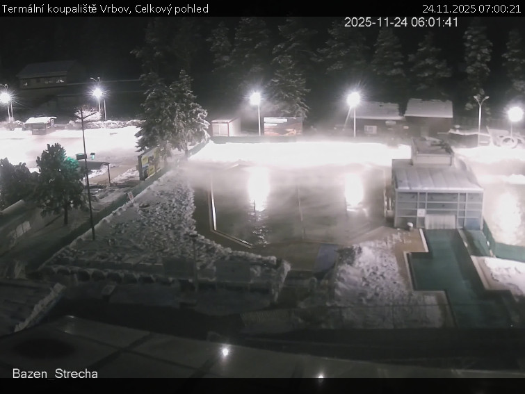 Termální koupaliště Vrbov - Celkový pohled - 24.11.2025 v 07:00