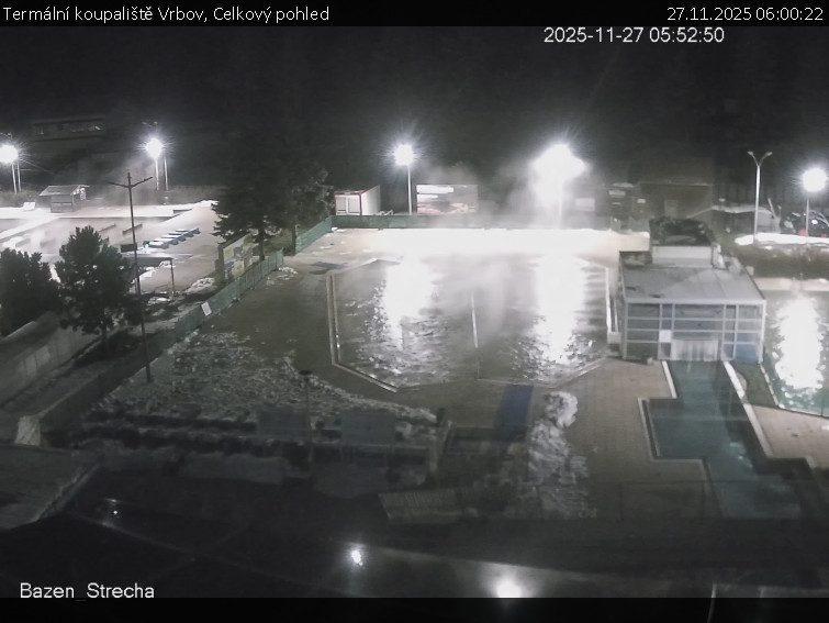 Termální koupaliště Vrbov - Celkový pohled - 27.11.2025 v 06:00