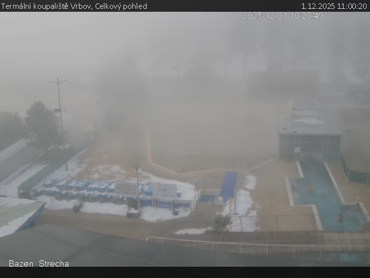Termální koupaliště Vrbov - Celkový pohled - 1.12.2025 v 11:00
