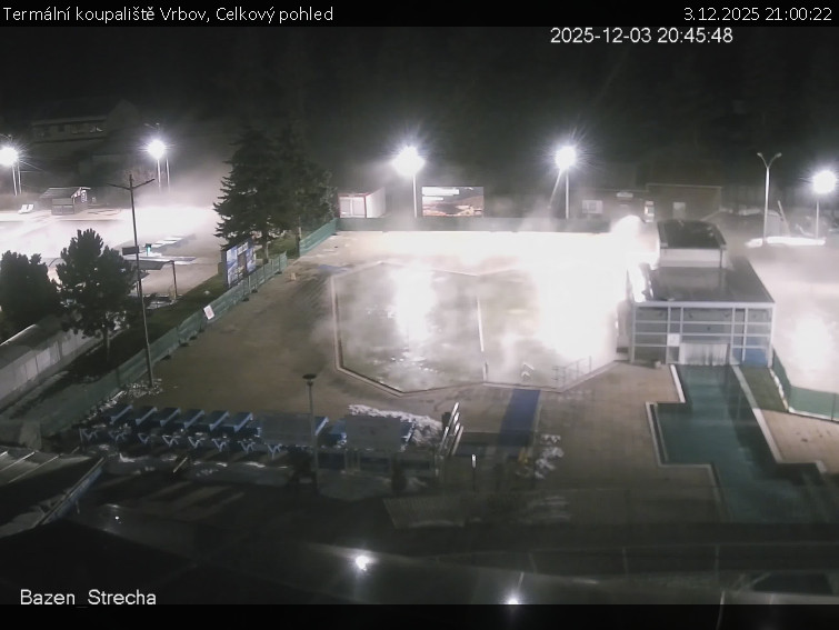 Termální koupaliště Vrbov - Celkový pohled - 3.12.2025 v 21:00