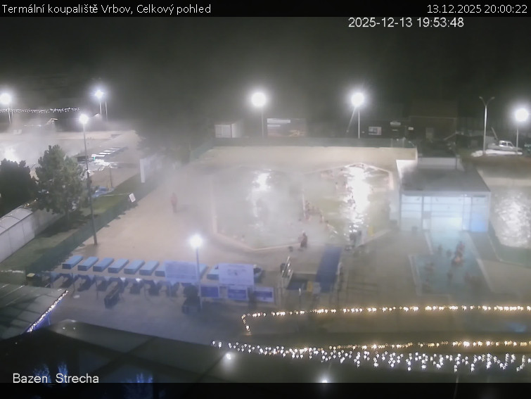 Termální koupaliště Vrbov - Celkový pohled - 13.12.2025 v 20:00