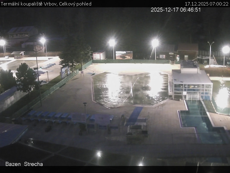Termální koupaliště Vrbov - Celkový pohled - 17.12.2025 v 07:00