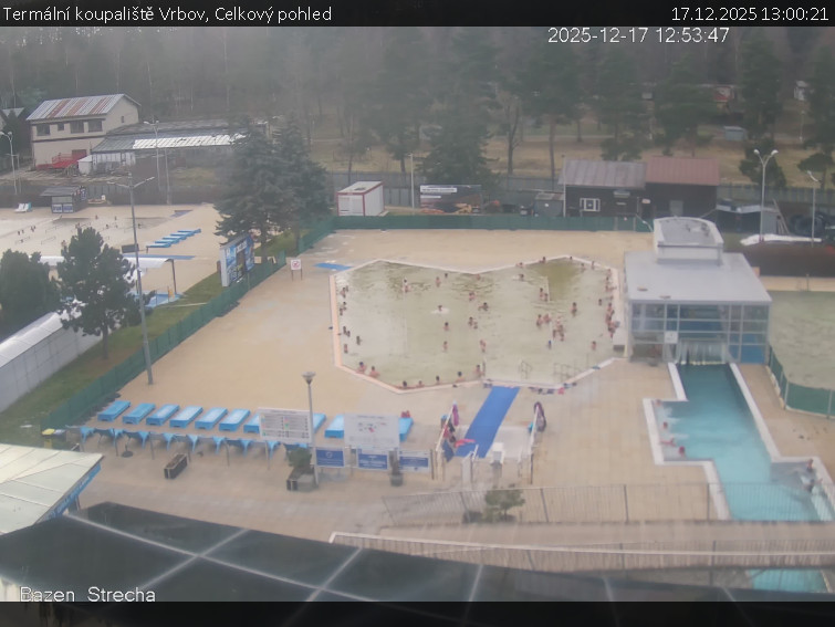 Termální koupaliště Vrbov - Celkový pohled - 17.12.2025 v 13:00