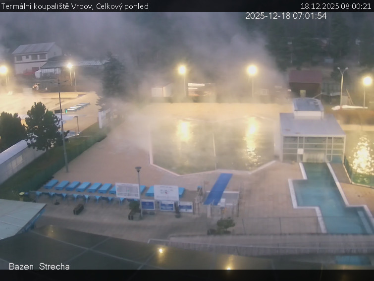 Termální koupaliště Vrbov - Celkový pohled - 18.12.2025 v 08:00