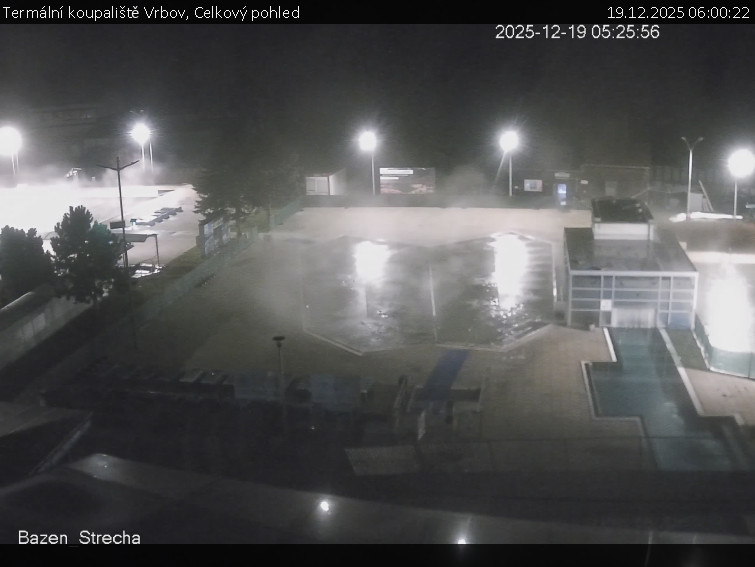 Termální koupaliště Vrbov - Celkový pohled - 19.12.2025 v 06:00