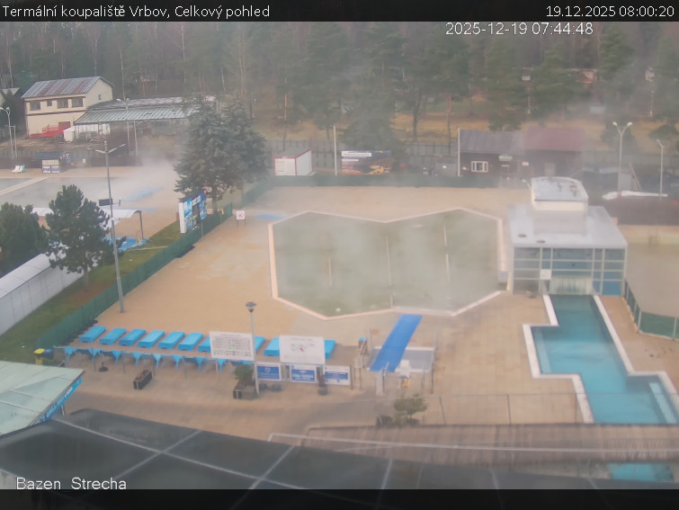 Termální koupaliště Vrbov - Celkový pohled - 19.12.2025 v 08:00