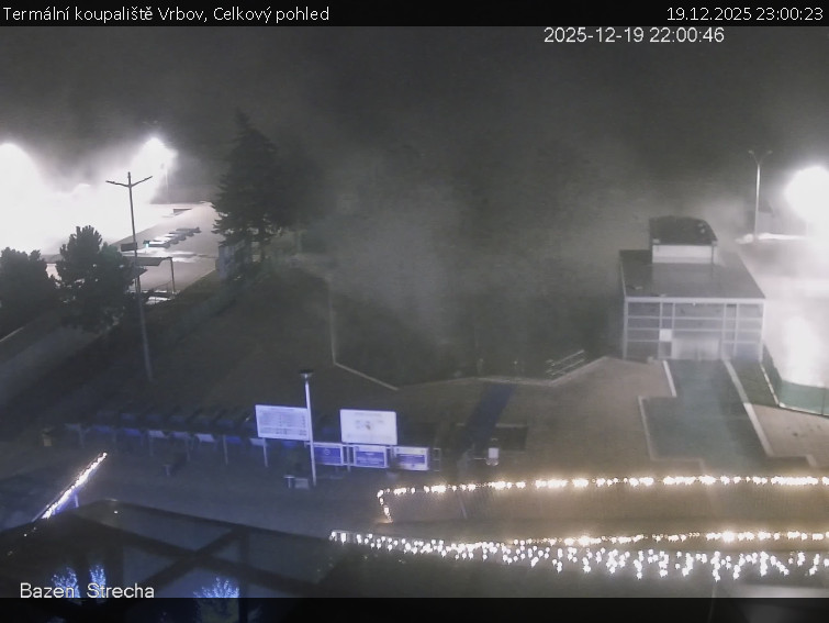Termální koupaliště Vrbov - Celkový pohled - 19.12.2025 v 23:00