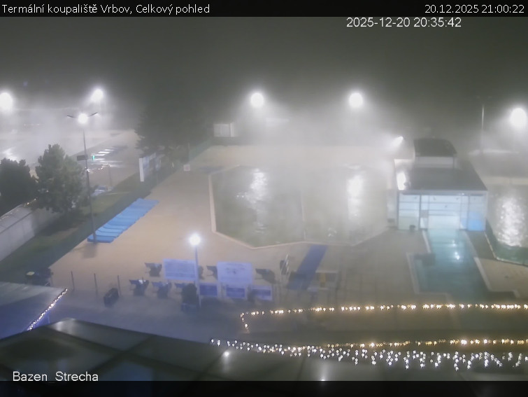 Termální koupaliště Vrbov - Celkový pohled - 20.12.2025 v 21:00