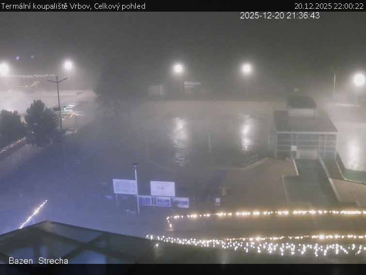 Termální koupaliště Vrbov - Celkový pohled - 20.12.2025 v 22:00