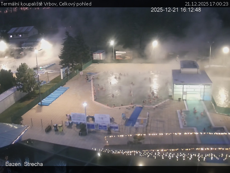 Termální koupaliště Vrbov - Celkový pohled - 21.12.2025 v 17:00
