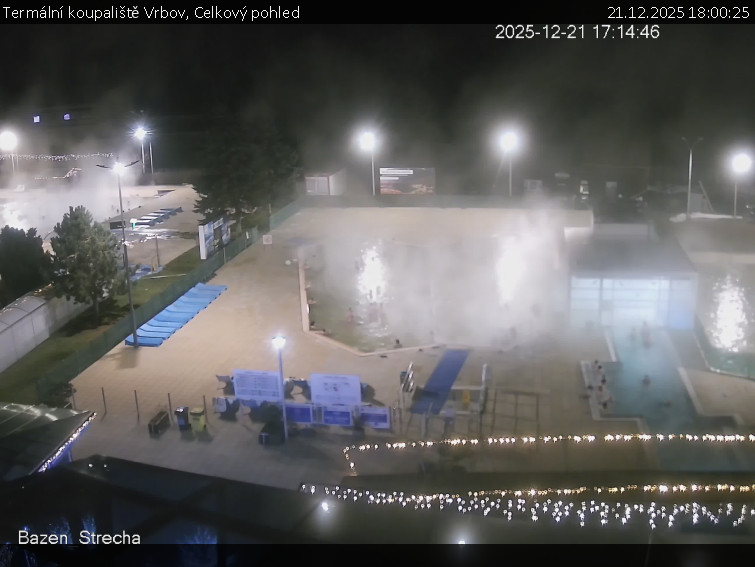 Termální koupaliště Vrbov - Celkový pohled - 21.12.2025 v 18:00
