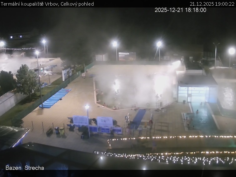 Termální koupaliště Vrbov - Celkový pohled - 21.12.2025 v 19:00