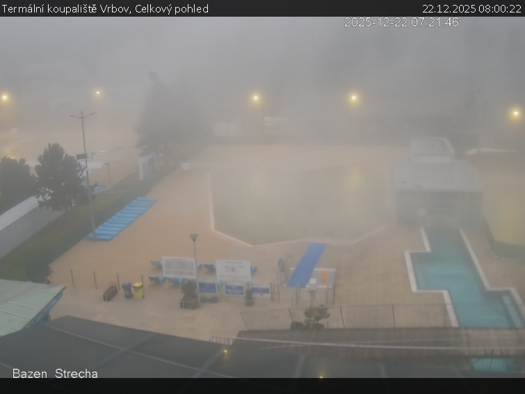 Termální koupaliště Vrbov - Celkový pohled - 22.12.2025 v 08:00
