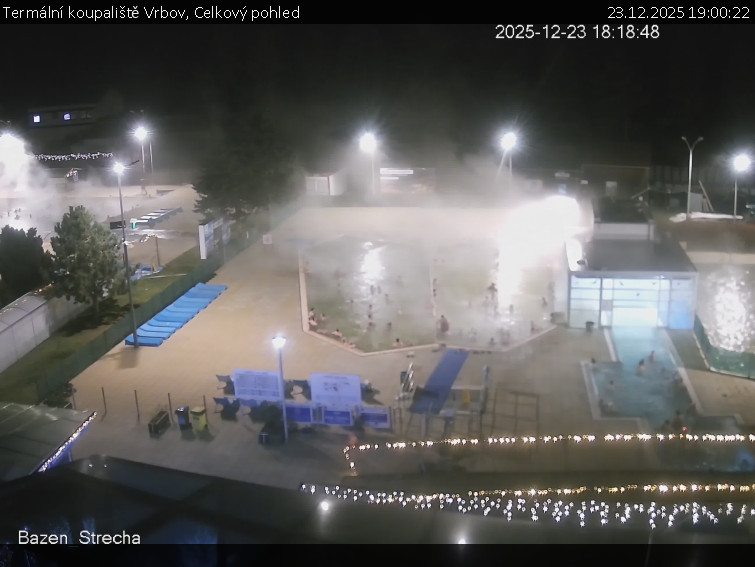 Termální koupaliště Vrbov - Celkový pohled - 23.12.2025 v 19:00