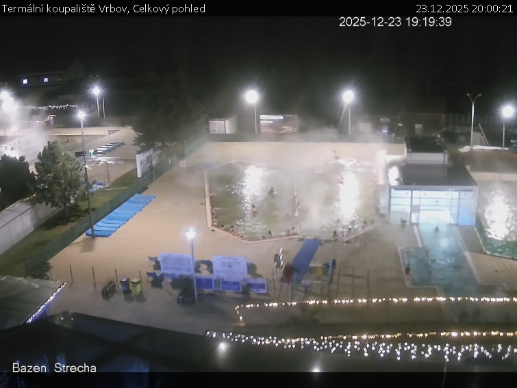 Termální koupaliště Vrbov - Celkový pohled - 23.12.2025 v 20:00