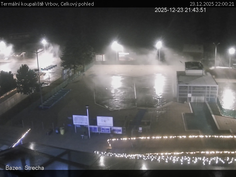 Termální koupaliště Vrbov - Celkový pohled - 23.12.2025 v 22:00