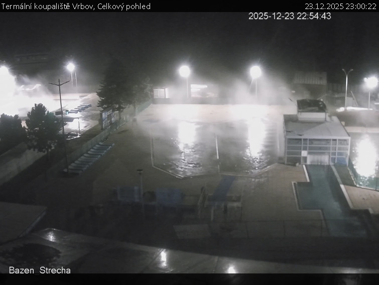 Termální koupaliště Vrbov - Celkový pohled - 23.12.2025 v 23:00