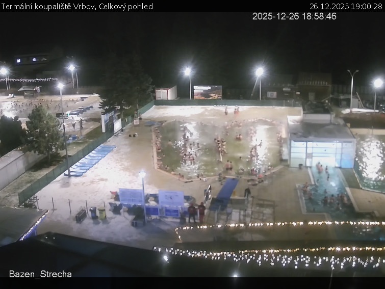 Termální koupaliště Vrbov - Celkový pohled - 26.12.2025 v 19:00