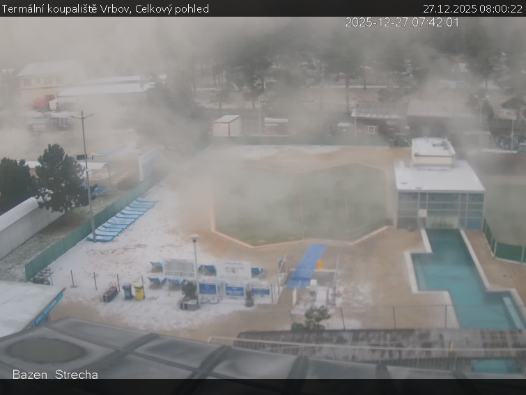 Termální koupaliště Vrbov - Celkový pohled - 27.12.2025 v 08:00
