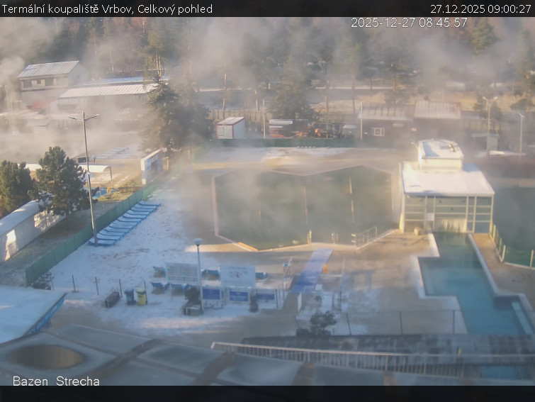 Termální koupaliště Vrbov - Celkový pohled - 27.12.2025 v 09:00