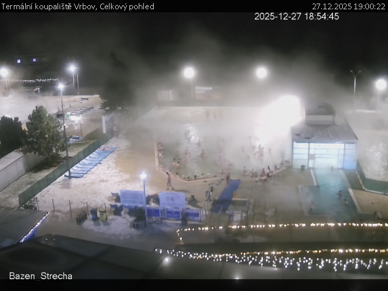 Termální koupaliště Vrbov - Celkový pohled - 27.12.2025 v 19:00