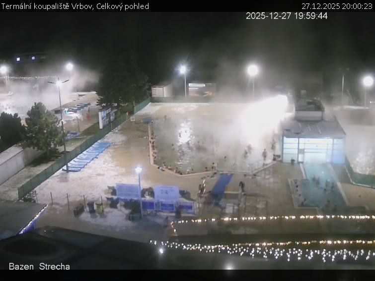 Termální koupaliště Vrbov - Celkový pohled - 27.12.2025 v 20:00