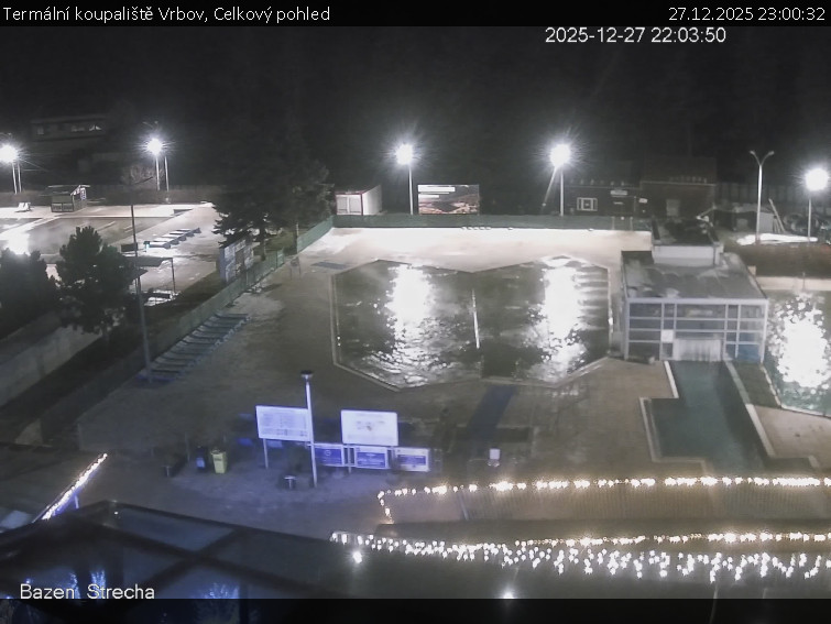 Termální koupaliště Vrbov - Celkový pohled - 27.12.2025 v 23:00
