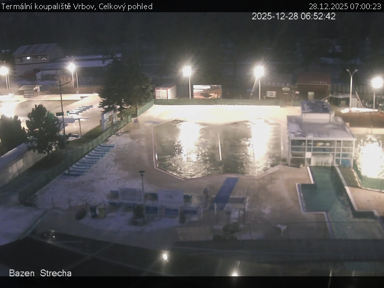 Termální koupaliště Vrbov - Celkový pohled - 28.12.2025 v 07:00