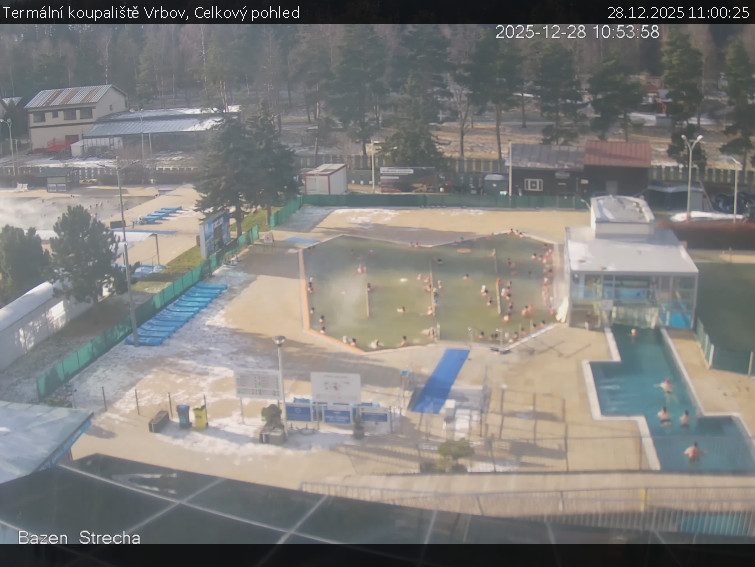 Termální koupaliště Vrbov - Celkový pohled - 28.12.2025 v 11:00