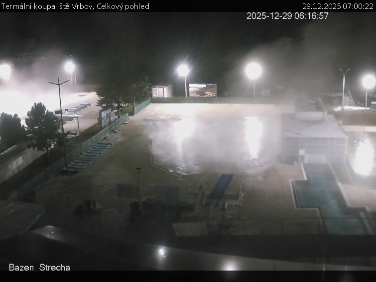 Termální koupaliště Vrbov - Celkový pohled - 29.12.2025 v 07:00