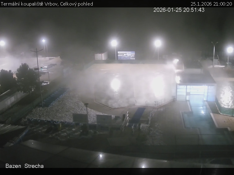 Termální koupaliště Vrbov - Celkový pohled - 25.1.2026 v 21:00