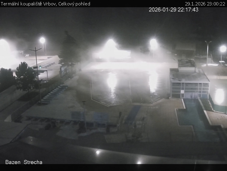 Termální koupaliště Vrbov - Celkový pohled - 29.1.2026 v 23:00