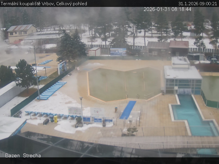 Termální koupaliště Vrbov - Celkový pohled - 31.1.2026 v 09:00