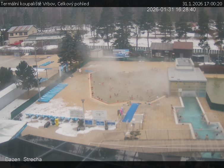 Termální koupaliště Vrbov - Celkový pohled - 31.1.2026 v 17:00