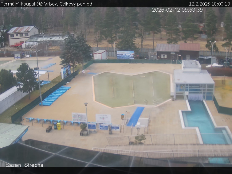 Termální koupaliště Vrbov - Celkový pohled - 12.2.2026 v 10:00