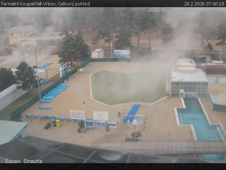 Termální koupaliště Vrbov - Celkový pohled - 28.2.2026 v 07:00