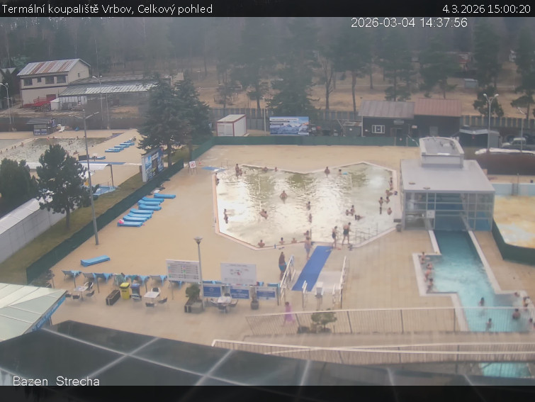 Termální koupaliště Vrbov - Celkový pohled - 4.3.2026 v 15:00