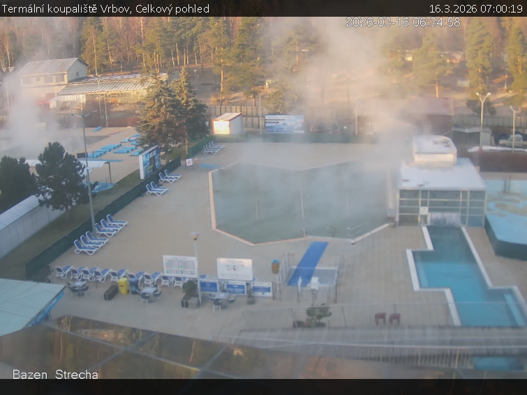 Termální koupaliště Vrbov - Celkový pohled - 16.3.2026 v 07:00