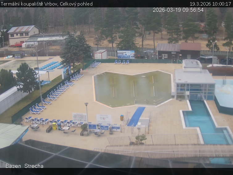 Termální koupaliště Vrbov - Celkový pohled - 19.3.2026 v 10:00