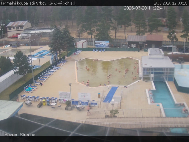 Termální koupaliště Vrbov - Celkový pohled - 20.3.2026 v 12:00