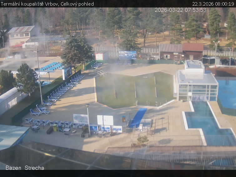 Termální koupaliště Vrbov - Celkový pohled - 22.3.2026 v 08:00
