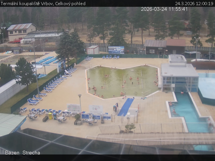 Termální koupaliště Vrbov - Celkový pohled - 24.3.2026 v 12:00