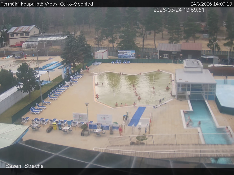 Termální koupaliště Vrbov - Celkový pohled - 24.3.2026 v 14:00