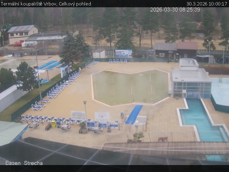 Termální koupaliště Vrbov - Celkový pohled - 30.3.2026 v 10:00