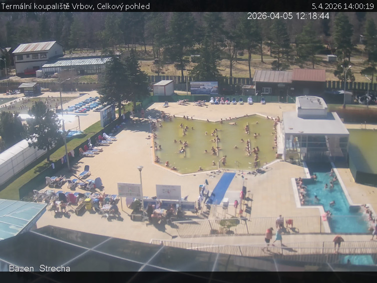 Termální koupaliště Vrbov - Celkový pohled - 5.4.2026 v 14:00